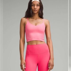 Lululemon Athletica Align crop cami sports Bra - 4 - pink